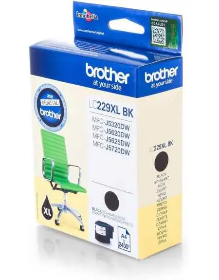 Brother LC229XL-BK Noir Cartouche d'encre d'origine