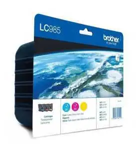 Brother LC985 Couleur Pack de 3 Cartouches d'encre d'origine