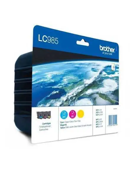 Brother LC985 Couleur Pack de 3 Cartouches d'encre d'origine