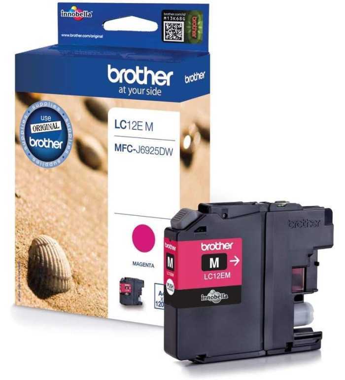 BROTHER LC12E-M Magenta Cartouche d'encre d'origine