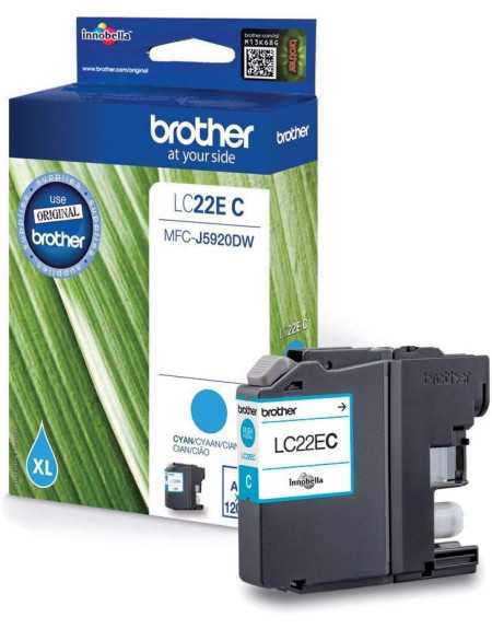 Brother LC22E-C Cyan Cartouche d'encre d'origine