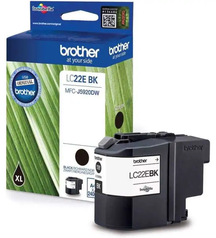 Brother LC22E BK Noir Cartouche d'encre d'origine