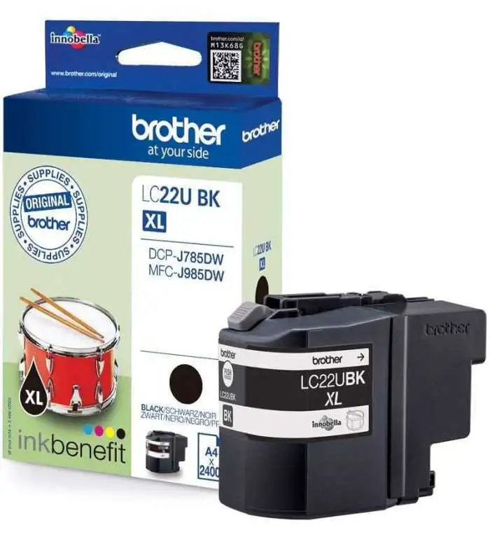 Brother LC22U BK XL Noir Cartouche d'encre d'origine