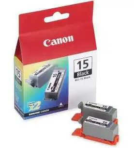 CANON BCI-15 Noir Pack de 2 Cartouches d'encre d'origine