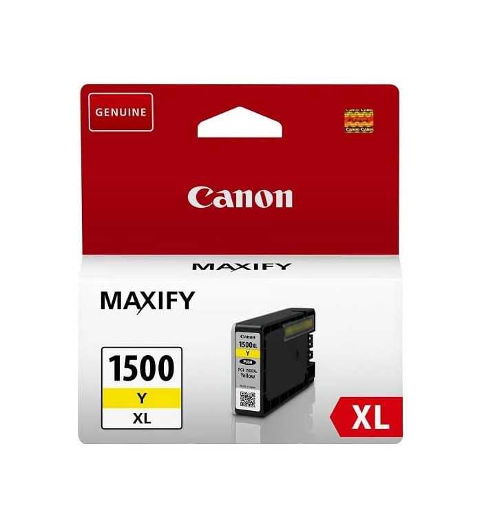 Canon PGI-1500XL-Y Jaune pas chère sur Promos-cartouches