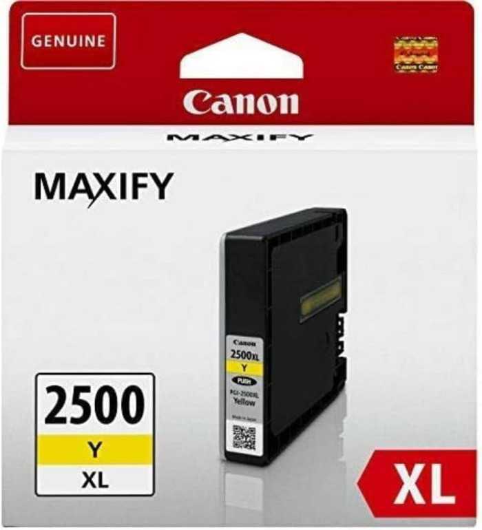 Canon PGI-2500XL-Y Jaune pas chère sur Promos-cartouches