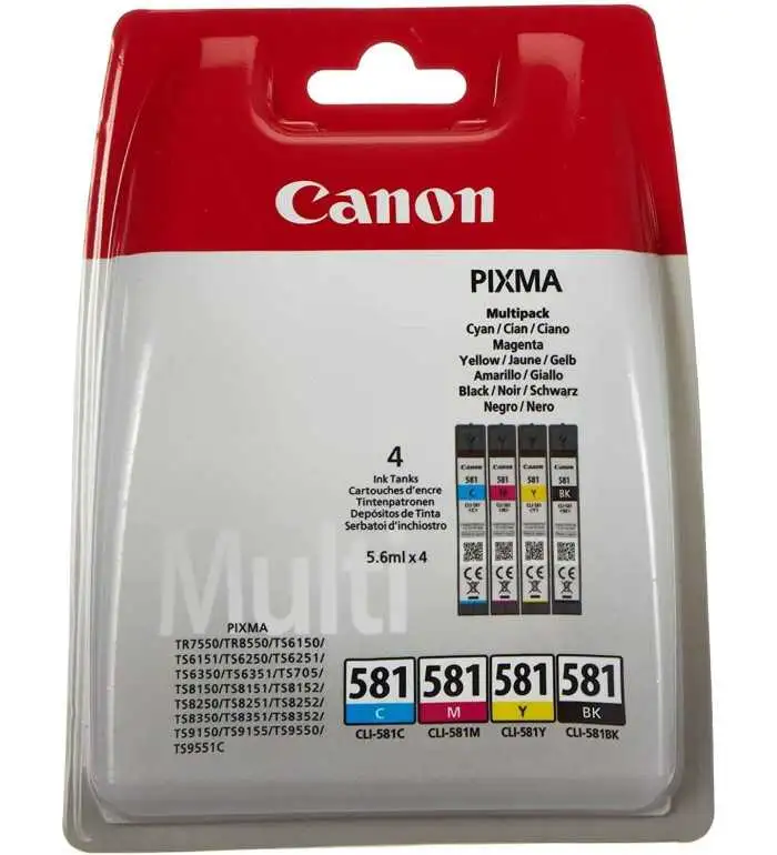 Canon CLI-581 Noir couleur Pack moins cher sur Promos-cartouches