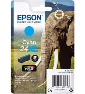 Epson 24XL Cyan pas chère sur Promos-cartouches