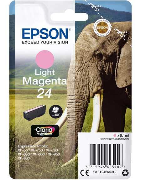 Epson 24 Magenta clair pas chère sur Promos-cartouches