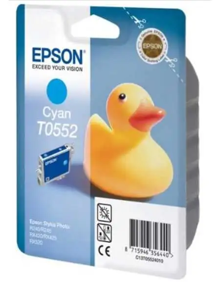 Epson T0552 Cyan Canard pas cher sur Promos-cartouches