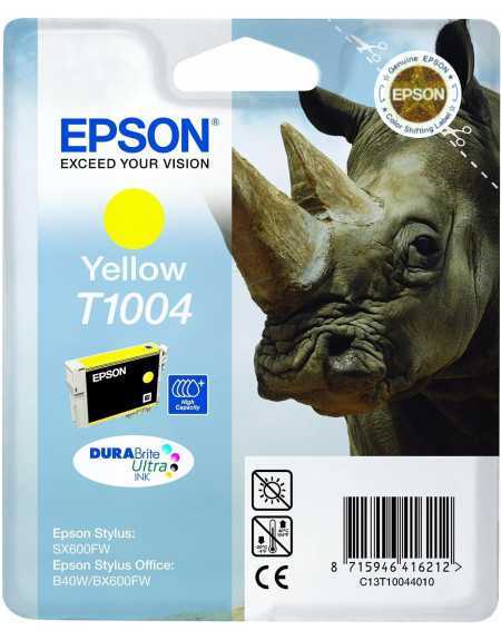 Epson T1004 Rhinocéros Jaune pas chère sur Promos-cartouches