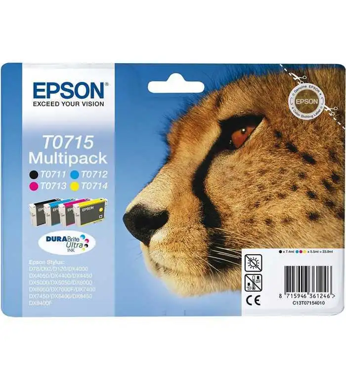 Epson T0715 Guépard Pack moins cher sur Promos-cartouches