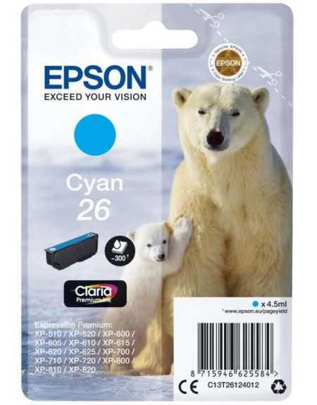 Epson 26 Cyan pas chère sur Promos-cartouches