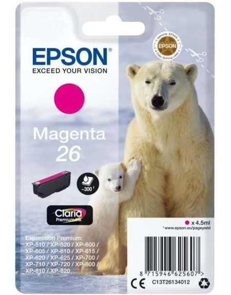 Epson 26 Magenta pas chère sur Promos-cartouches