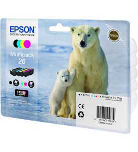 EPSON 26 Ours polaire Noir couleur Pack moins cher sur Promos-cartouches
