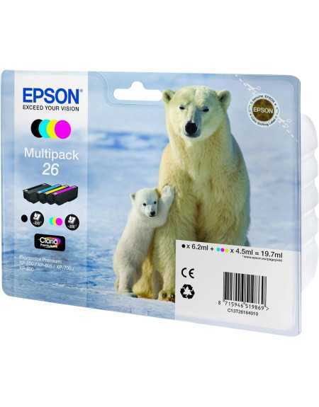 EPSON 26 Ours polaire Noir couleur Pack moins cher sur Promos-cartouches