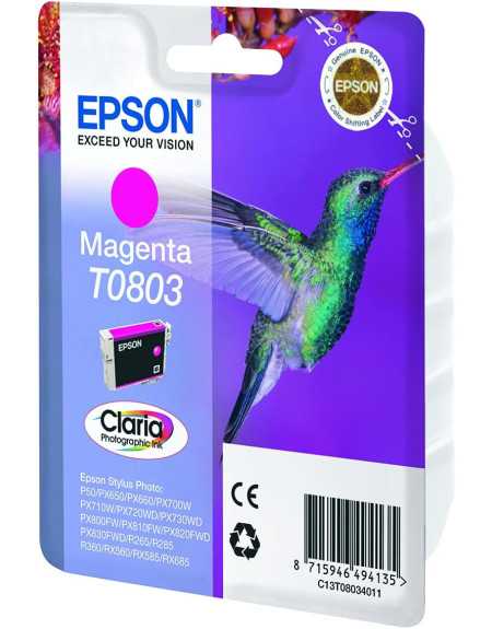 Epson T0803 Colibri Magenta pas chère sur Promos-cartouches