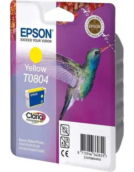 Epson T0804 Colibri Jaune pas chère sur Promos-cartouches