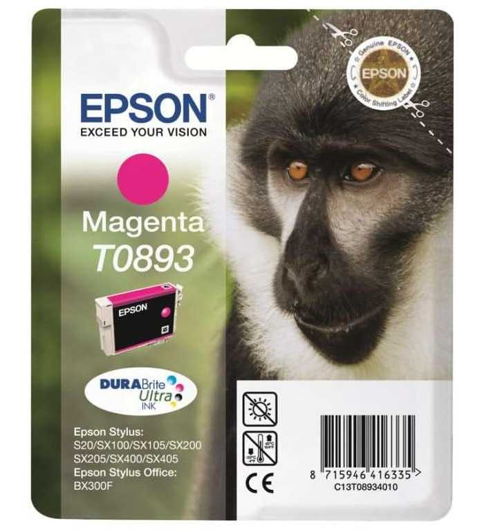 Epson T0893 Singe Magenta pas chère sur Promos-cartouches