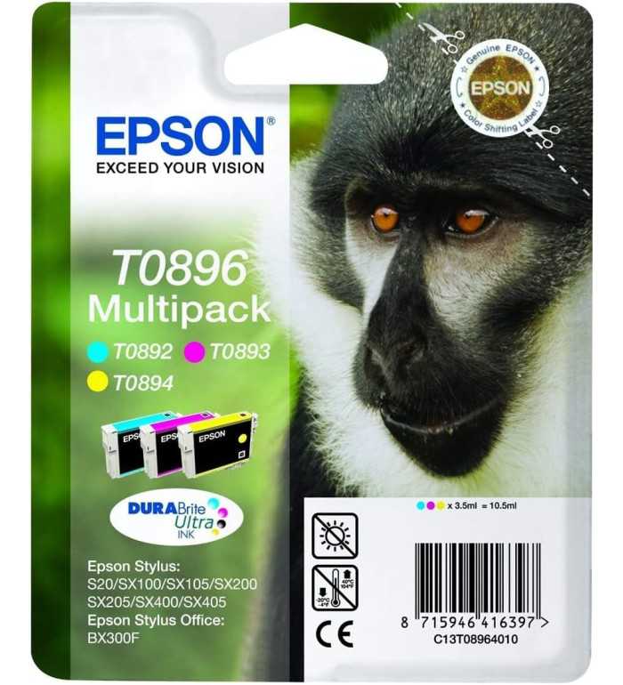 Epson T0896 Singe Couleur Pack moins cher sur Promos-cartouches