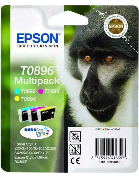 Epson T0896 Singe Couleur Pack moins cher sur Promos-cartouches