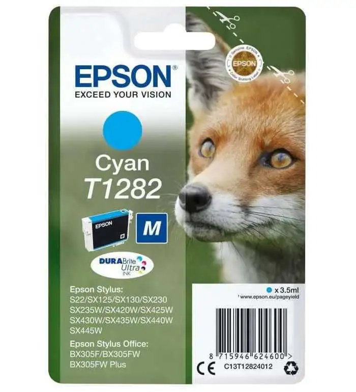 Epson T1282 Cyan pas chère sur Promos-cartouches