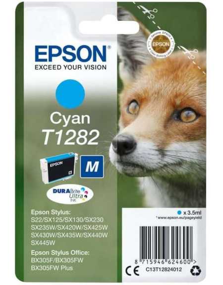 Epson T1282 Cyan pas chère sur Promos-cartouches