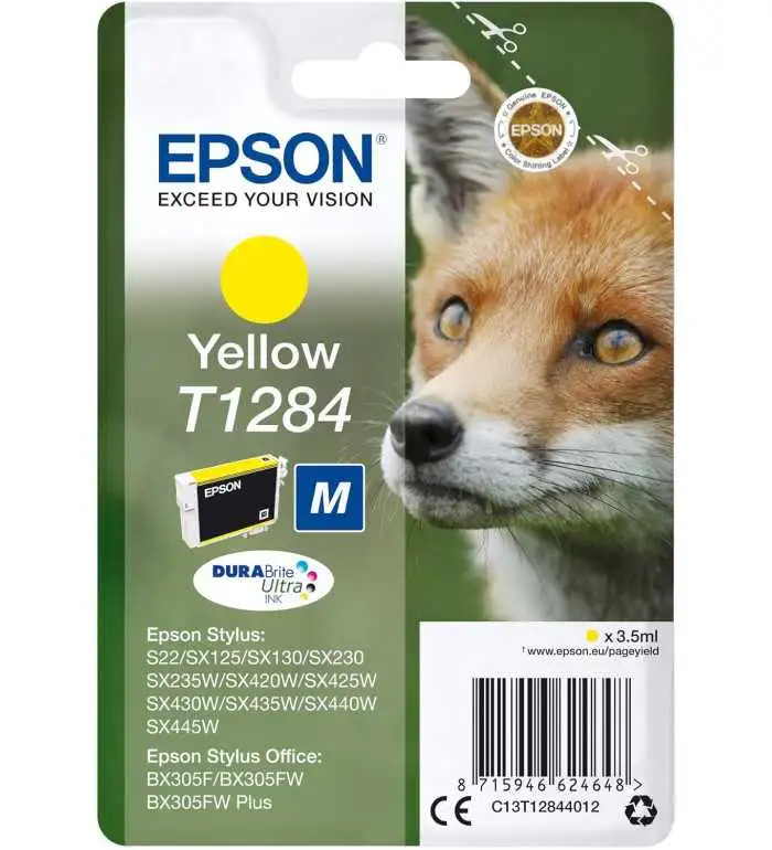 Epson T1284 Jaune pas chère sur Promos-cartouches