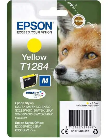 Epson T1284 Jaune pas chère sur Promos-cartouches