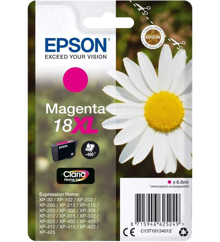 Epson 18XL Magenta pas chère sur Promos-cartouches