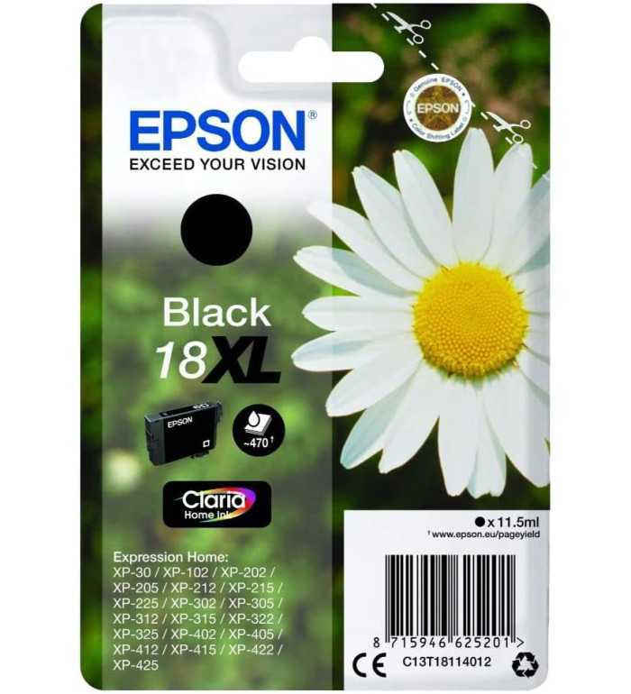 Epson 18XL Noir pas chère sur Promos-cartouches