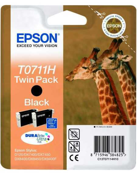 Epson T0711H Girafes Noir Pack moins cher sur Promos-cartouches