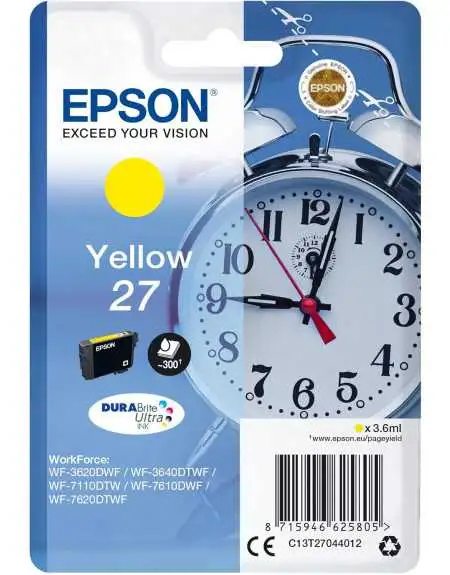 Epson 27 Réveil Jaune pas chère sur Promos-cartouches