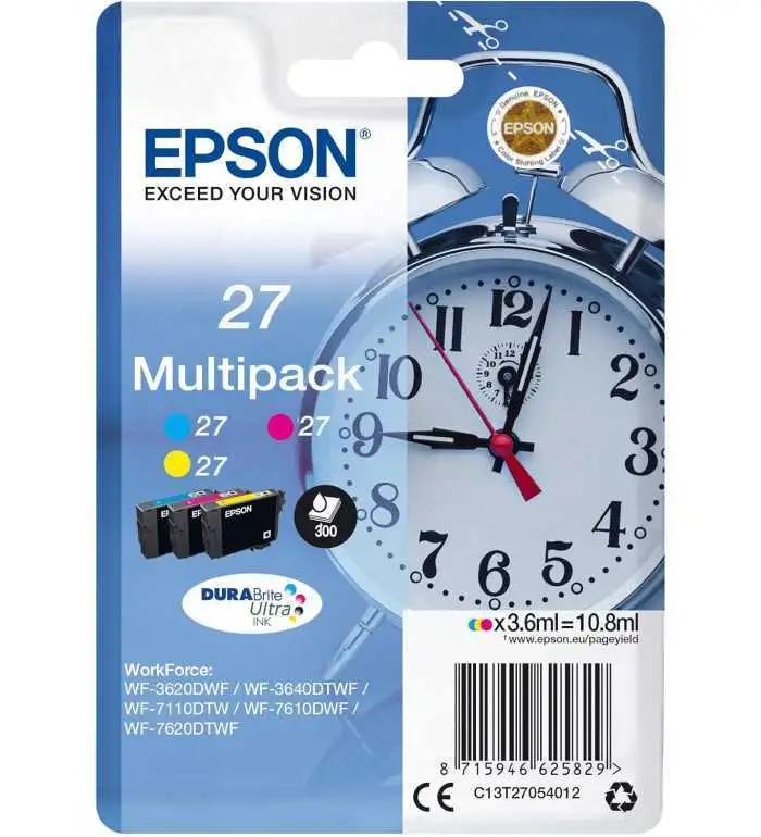 Epson 27 Réveil Couleur Pack moins cher sur Promos-cartouches