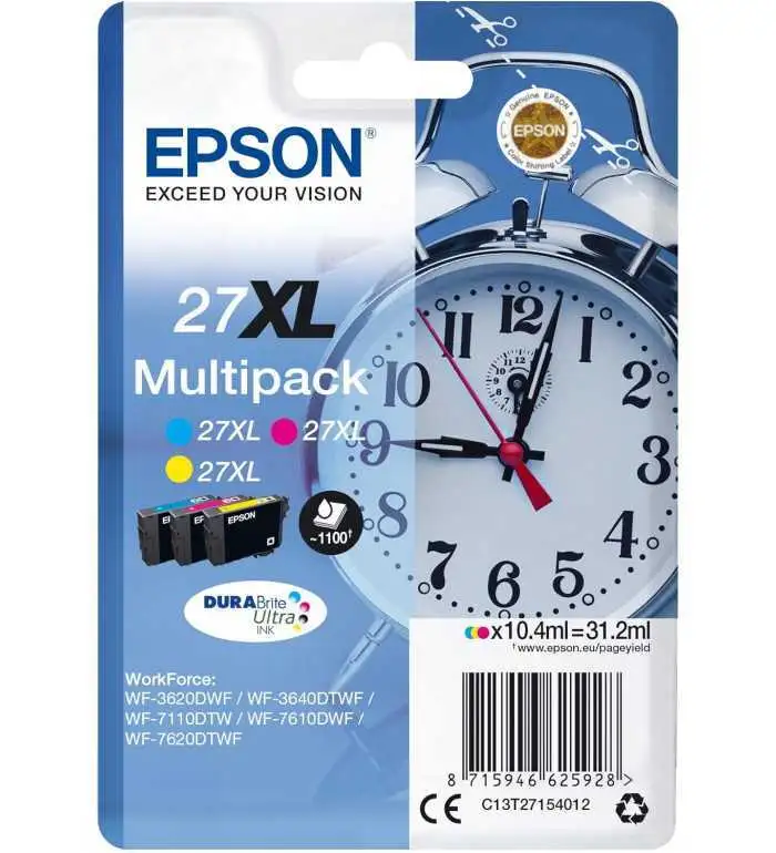 Epson 27XL Couleur Pack moins cher sur Promos-cartouches