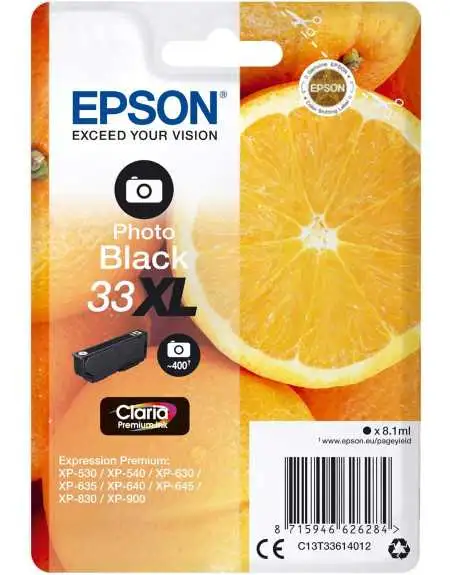 Epson 33XL Photo noir pas chère sur Promos-cartouches