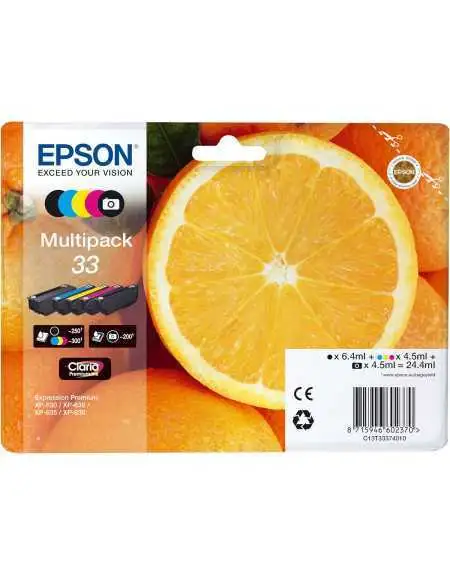 Epson 33 Noir couleur Pack moins cher sur Promos-cartouches