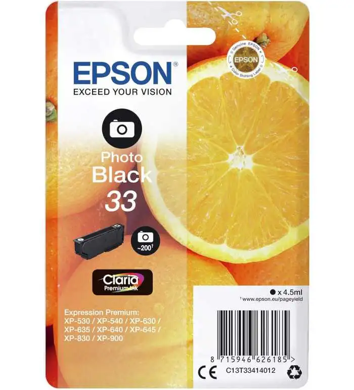 Epson 33 Photo noir pas chère sur Promos-cartouches