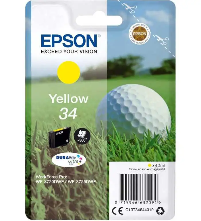 Epson 34 Jaune pas chère sur Promos-cartouches