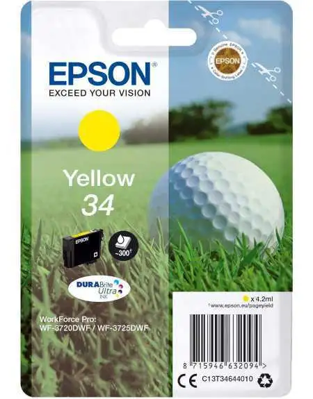 Epson 34 Jaune pas chère sur Promos-cartouches