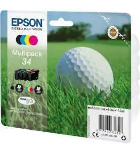 Epson 34 Noir et couleur Pack moins cher sur Promos-cartouches