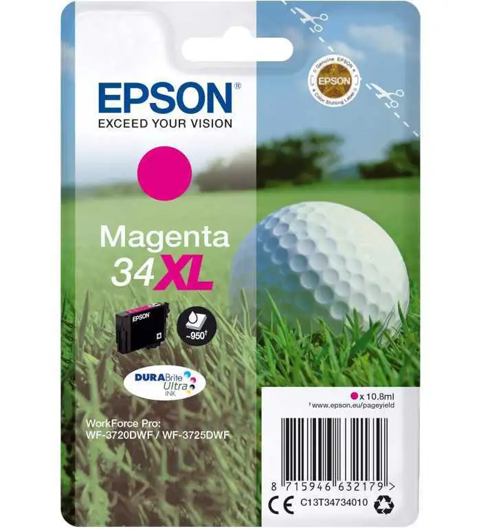 Epson 34XL Magenta pas chère sur Promos-cartouches