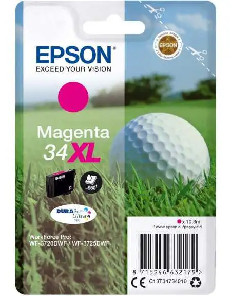 Epson 34XL Magenta pas chère sur Promos-cartouches