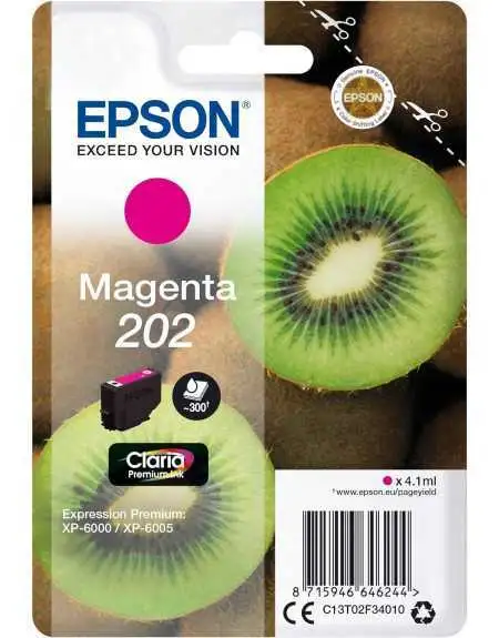 Epson 202 Kiwi Magenta pas chère sur Promos-cartouches