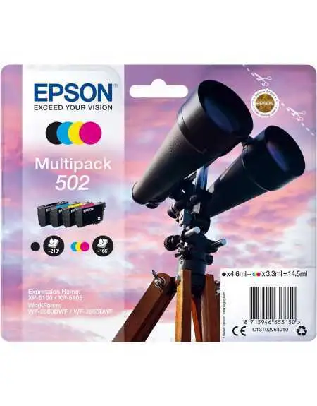 Epson 502 Noir couleur Pack moins cher sur Promos-cartouches