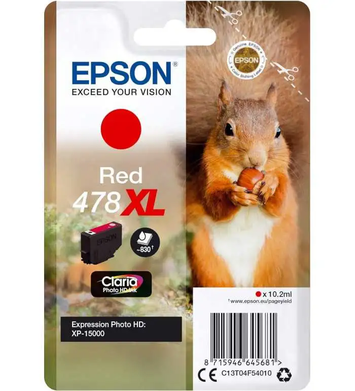 Epson 478XL Rouge pas chère sur Promos-cartouches