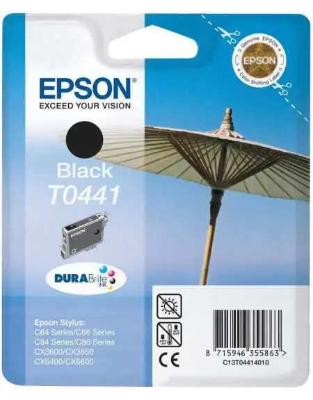 Epson T0441 Noir Parasol Cartouche pas chère sur Promos-cartouches