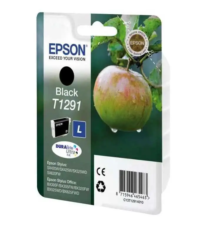 Epson T1291 Noir Pomme Cartouche pas chère sur Promos-cartouches