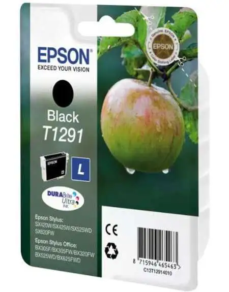 Epson T1291 Noir Pomme Cartouche pas chère sur Promos-cartouches