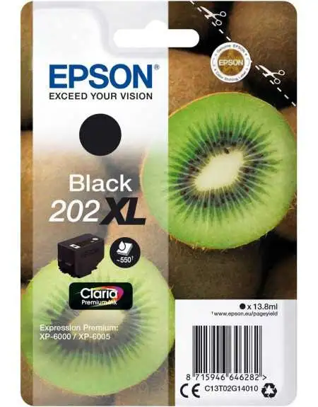 Epson 202XL Noir Kiwi Cartouche pas chère sur Promos-cartouches